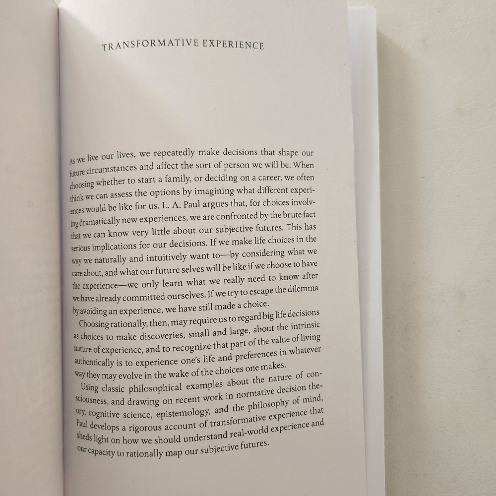 Transformative Experience Book - Picture 5 of 8
